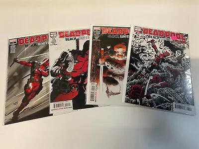 Buy Deadpool Black White & Blood #1-4 (marvel/2021/1123305) Complete Set Lot Of 4 • 23.79£