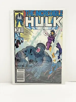 Buy Incredible Hulk #338  1987 Marvel Comics. Newsstand Variant Rare • 14.74£
