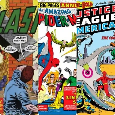 Buy Facsimile Lot - Flash (#123) & J.l.a (#28) + Amazing Spider-man (#1) Annual Lot • 14.25£