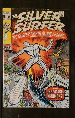 Buy Silver Surfer 18 Vg  1970 Marvel Kirby • 23.17£