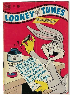 Buy Dell Comics 1952 124 Looney Tunes Bugs Bunny Elmer Fudd Golden Age VGF 5.0 • 15.99£