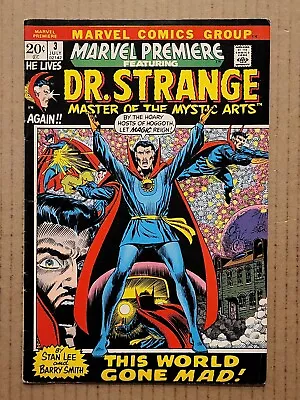 Buy Marvel Premiere #3 Dr. Strange Begins Marvel 1972 FN/VF • 32.16£