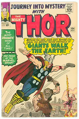 Buy Journey Into Mystery #104 (1964) THOR! ⭑ 2nd App Of Enchantress! ⭑ App SURTUR! • 76.39£