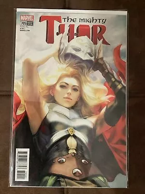 Buy The Mighty Thor #705 Marvel Artgerm Stanley Lau Variant Jane Foster NM • 3.95£