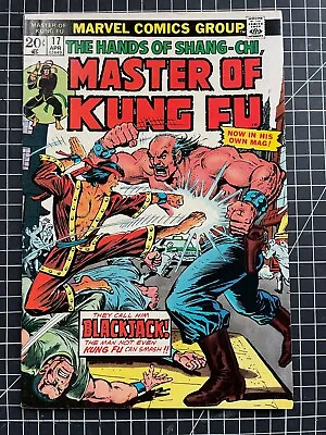 Buy Marvel Shang-chi Master Of Kung Fu #17 3rd Appearance 1st Blackjack Tarr • 40.18£