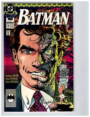 Buy Batman Annual 14 VF 8.0 OWW Pages 1990 DC Two-Face • 7.90£