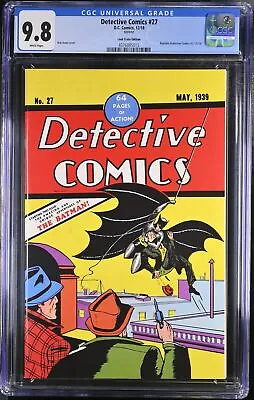 Buy Detective Comics 27 CGC 9.8 Loot Crate Edition Reprints Detective Comics #27 • 236.62£