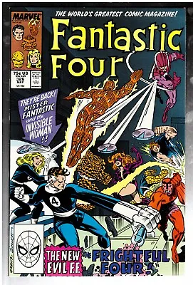 Buy Fantastic Four 326 Marvel Comics 1989 9.2/nm- The Thing Becomes Human Again! • 11.84£