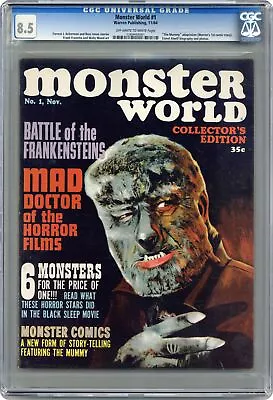 Buy Monster World #1 CGC 8.5 1964 1269443001 • 189.75£