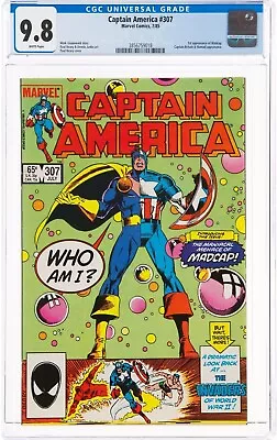 Buy 🔥 Captain America #307 CGC 9.8 1st Appearance Madcap White Pages NM/M 10/1985 • 258.62£