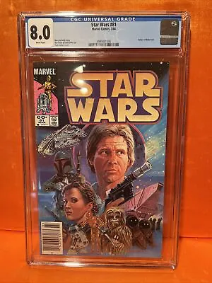 Buy Star Wars 81 Newsstand CGC 8.0 Return Of Boba Fett! • 59.30£