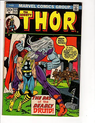 Buy The Mighty Thor #209 (1973) THIS BOOK HAS MINOR RESTORATION SEE DESCRIPTION • 11.10£