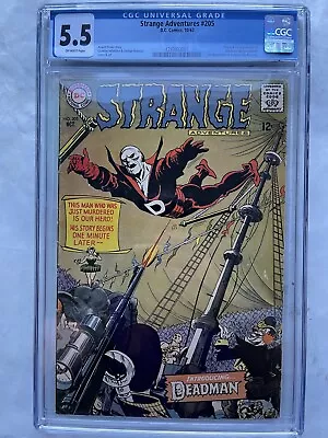 Buy Strange Adventures #205 - D.C. Comics 1967 CGC 5.5 Origin + 1st App Of Deadman! • 379.49£