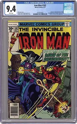 Buy Iron Man #102 CGC 9.4 1977 4187973002 • 65.43£