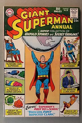 Buy GIANT Superman Annual #8 ~80 Pages~ *Winter 1963-1964* Cover Is Nice!  • 63.16£