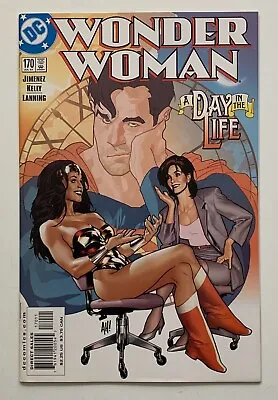 Buy Wonder Woman #170 Adam Hughes Cover (DC 2001) VF Comic. • 19.50£