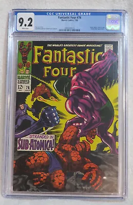 Buy Fantastic Four #76 July  1968  CGC 9.2 • 197.10£