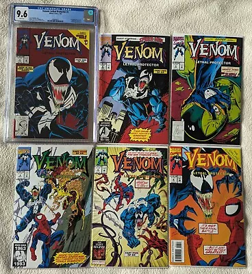 Buy Venom Lethal Protector #1-6 (1993) Complete Set Mark Bagley Marvel #1 CGC 9.6 NM • 111.53£