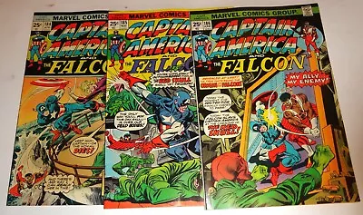Buy Captain America #184,185,186 Vf/vf- Red Skull 1974 • 21.30£