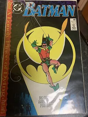 Buy DC Comics - Batman: A Lonely Place Of Dying Part 5 Of 5 - Dec. 1989 - No. 442 • 7.99£