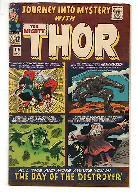 Buy Journey Into Mystery #119 (1965) - Grade 4.0 - 1st Appearance Of Warriors Three! • 63.44£