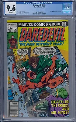 Buy Daredevil #153 Cgc 9.6 Cobra Mister Hyde White Pages • 65.30£
