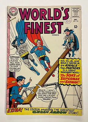 Buy World's Finest Comics #154. Dec 1965. Dc. Vg. 1st Apps Batman Jr & Superman Jr! • 20£
