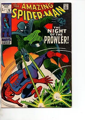 Buy Amazing Spider-Man #78 - 1st Appearance & Origin Of The Prowler - Rare UKPV! • 159.99£
