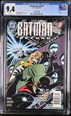 Buy 1999 Batman Beyond #2 1st Terry Mcginnis As Batman Rare Newstand Variant Cgc 9.4 • 135.49£