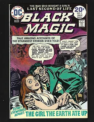 Buy Black Magic #4 (1973) FVF Simon & Kirby Roussos Meskin Hangman Horror & Suspense • 5.53£
