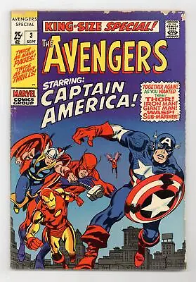 Buy Avengers Annual #3 VG- 3.5 1969 • 14.67£