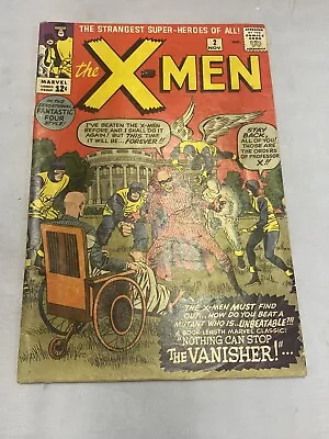 Buy Comic Book- Uncanny X-Men #2 Kirby /Reinman & Lee 1st Vanisher 1963 Complete • 873.77£