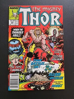 Buy Marvel Comics The Mighty Thor #389 March 1988 1st App Replicoid (b) • 8£