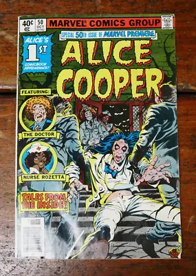 Buy MARVEL PREMIERE #50 - 1979 1st Appearance Of Alice Cooper In Comics BRONZE - FN • 47.93£