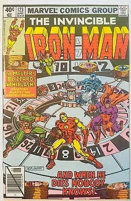 Buy 1979- Marvel- Invincible Iron Man #123- High Grade- Demon In A Bottle 4/4- NM • 12.01£