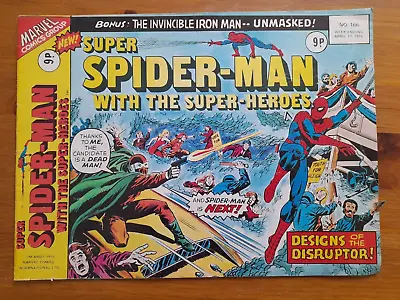 Buy Super Spider-Man With The Super-Heroes #166  April 1976 Reprints ASM #117 • 3.50£