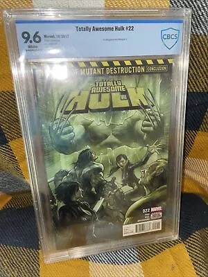 Buy Totally Awesome Hulk #22 (2017) Marvel CBCS 9.6 White 1st Appearance Of Weapon H • 43.82£