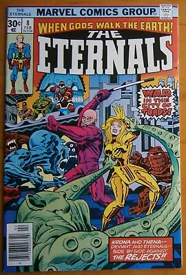 Buy THE ETERNALS #8 1976 Marvel Bronze Age Comic - Jack Kirby Art And Story VF/NM • 7.95£