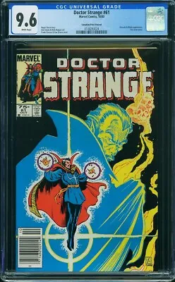 Buy Doctor Strange 61 Cgc 9.6 White Pages Newstand Canadien Price Variant  B6 • 157.74£