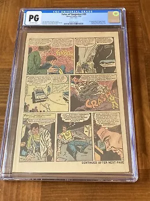 Buy Tales Of Suspense 45 CGC PG OW (Iron Man Page & Avengers #1 Full-Page Ad)- 1963 • 79.19£
