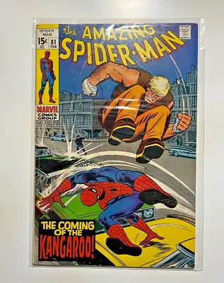Buy Amazing Spider-Man #81 (vol 1), Feb 1970 - GD - Marvel Comics, 1st Kangaroo • 27.71£