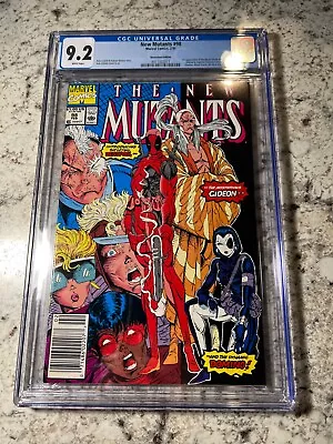Buy New Mutants #98 CGC 9.2 NEWSSTAND (Marvel Comics 1991) 1st Deadpool • 462.51£