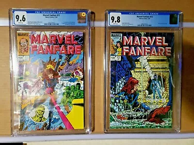 Buy Marvel Fanfare #11 CGC 9.6 & #12 CGC 9.8     Black Widow • 319.67£