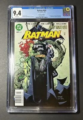 Buy Batman #609 NEWSSTAND - CGC 9.4 - 1st Hush - Jim Lee • 134.26£