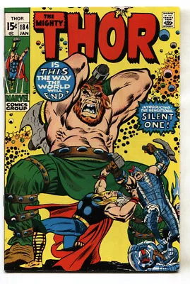Buy Thor #184--1970--First SILENT ONE--Marvel --comic Book • 35.39£