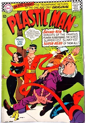 Buy PLASTIC MAN 1 DC Silver Age 1966 1st Appearance Of Silver Age Plastic Man • 120£