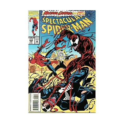 Buy Marvel Comics Spectacular Spider-Man Spectacular Spider-Man 1st Series #202 VG • 13.44£