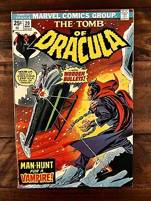 Buy KEY Marvel Comics 1974, The Tomb Of Dracula #20,VG/FN 1st Full Appear Of Dr. Sun • 19.99£