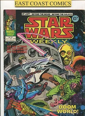 Buy Star Wars Weekly #21 (vfn-) - Marvel Uk 1978 • 3.95£