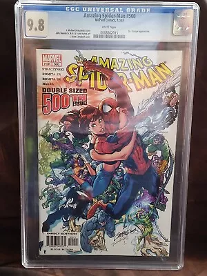 Buy Amazing Spider-man #500 Cgc 9.8 Wp J Scott Campbell Cover Dr Strange Marvel (sa) • 19£
